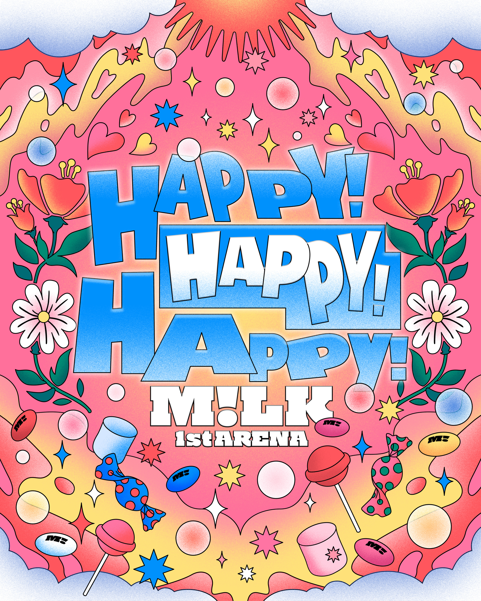 M!LK/1st ARENA\"\"HAPPY!HAPPY!HAPPY!\"\"〈初回… M!LK 1st ARENA 