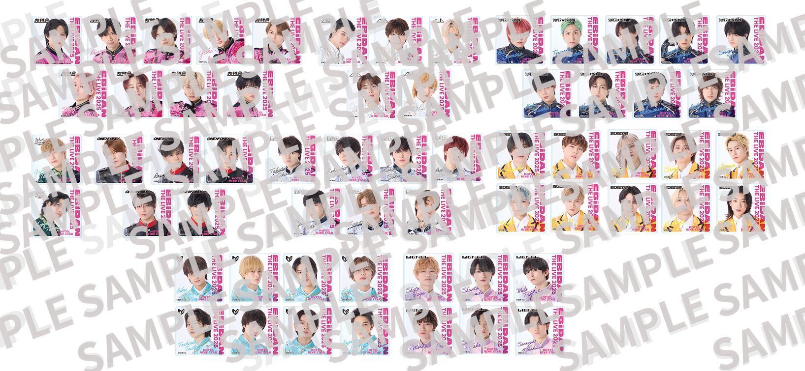 EBiDAN THE LIVE 2025 HOTEL NINE STAR」デコガチャ販売決定！ | M!LK